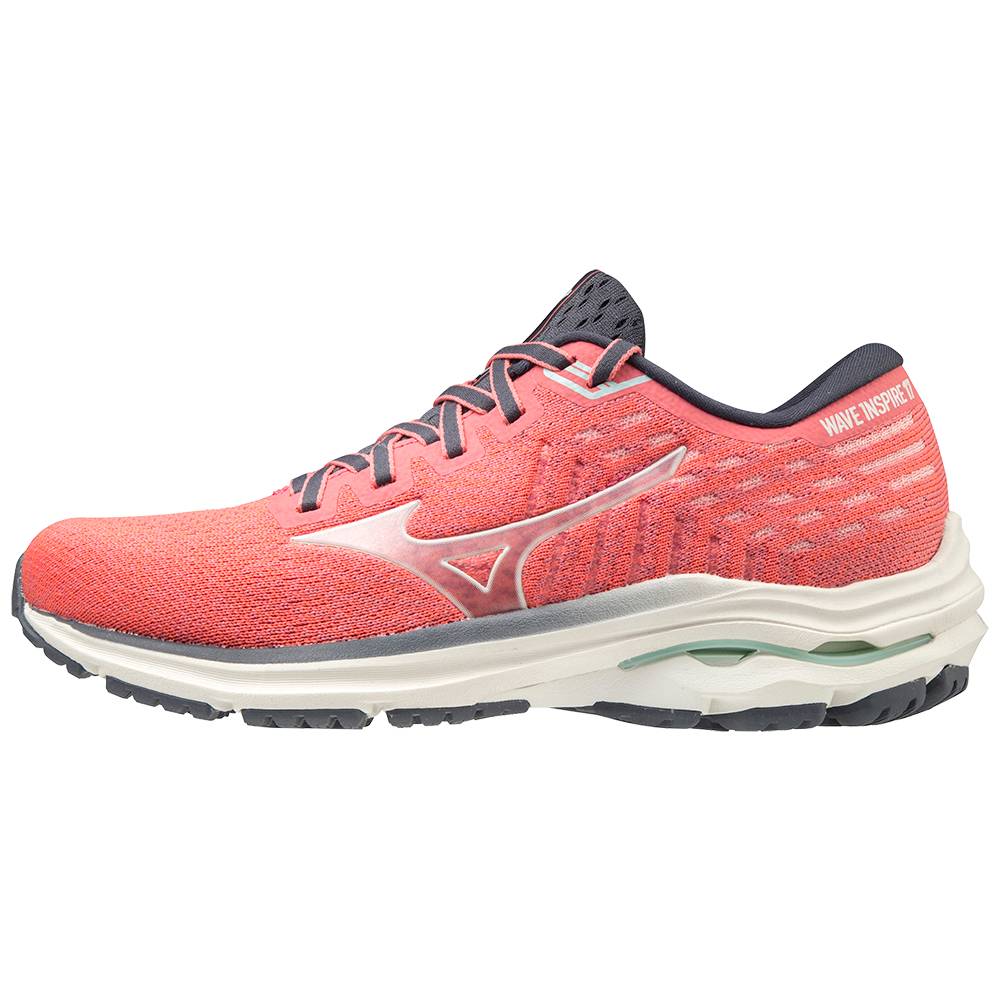 Mizuno Women's Wave Inspire 17 WAVEKNIT Running Shoes Red/white (411311-DSF)